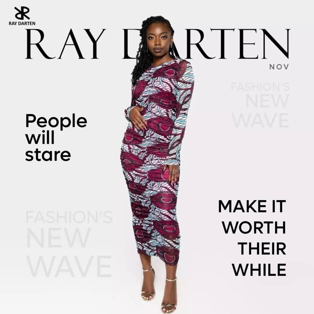 Ray Darten Bodycon Maxi Dress